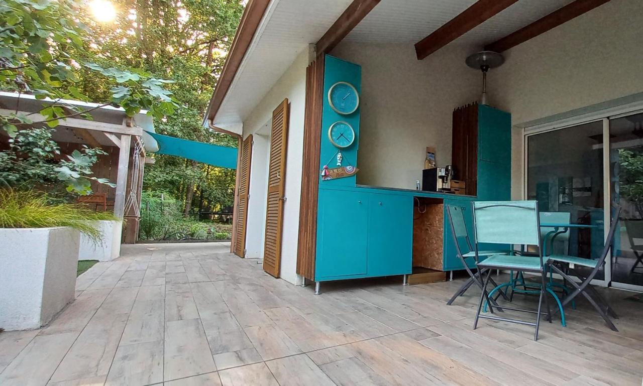 Chambre Chez L'Habitant Avec Spa Et Petit-Dejeuner En Lisiere De Foret Le Teich Kültér fotó