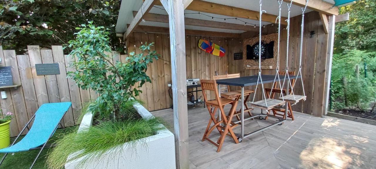 Chambre Chez L'Habitant Avec Spa Et Petit-Dejeuner En Lisiere De Foret Le Teich Kültér fotó
