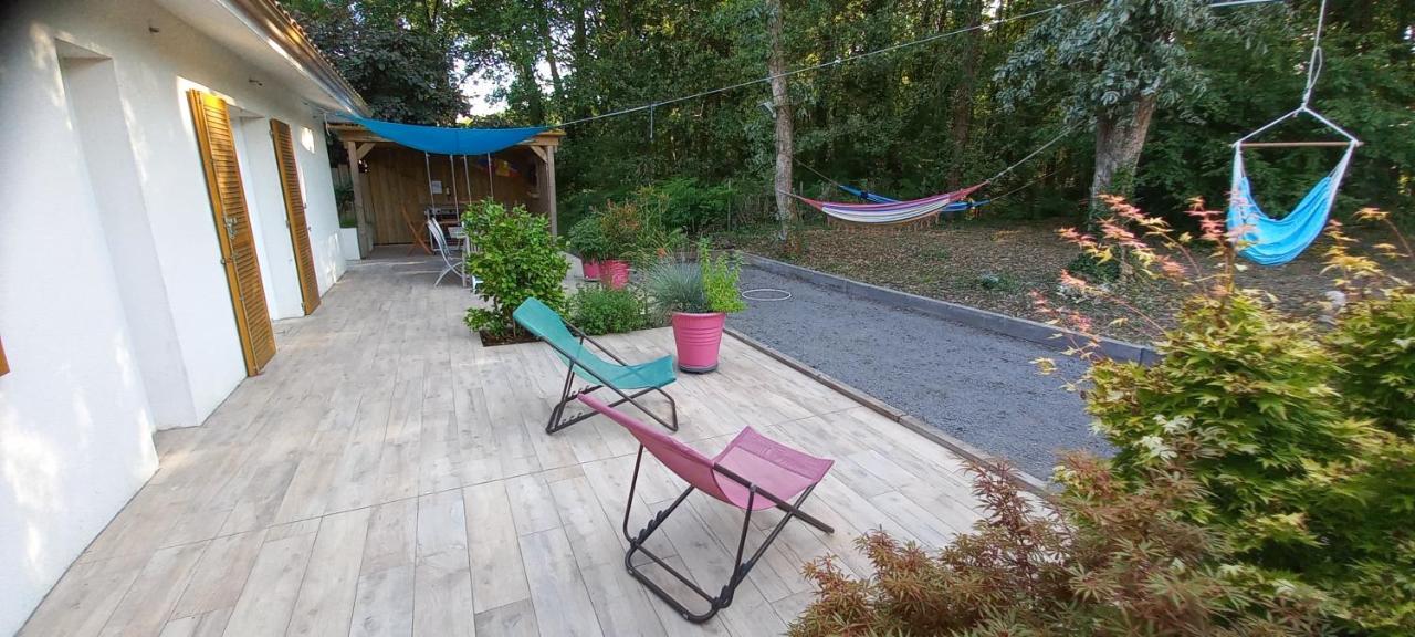 Chambre Chez L'Habitant Avec Spa Et Petit-Dejeuner En Lisiere De Foret Le Teich Kültér fotó